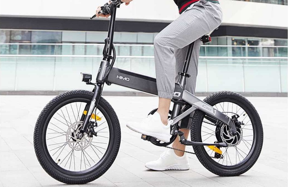 колеса Сяоми Химо имеют диаметр 20 дюймов